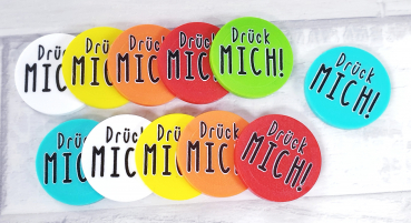 Einkaufswagenchip DRÜCK MICH!